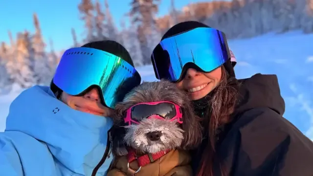 Участники кэмпа на склоне